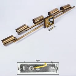 Hofstein Zuoz Deckenleuchte Altmessing, 5-flammig -Bürolampen Verkäufe zuoz deckenleuchte h3439081 4