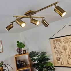 Hofstein Zuoz Deckenleuchte Altmessing, 5-flammig -Bürolampen Verkäufe zuoz deckenleuchte h3439081 8