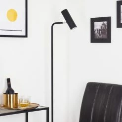 Hofstein Zuoz Stehleuchte Chrom, Schwarz, 1-flammig -Bürolampen Verkäufe zuoz stehleuchte h3421598 12